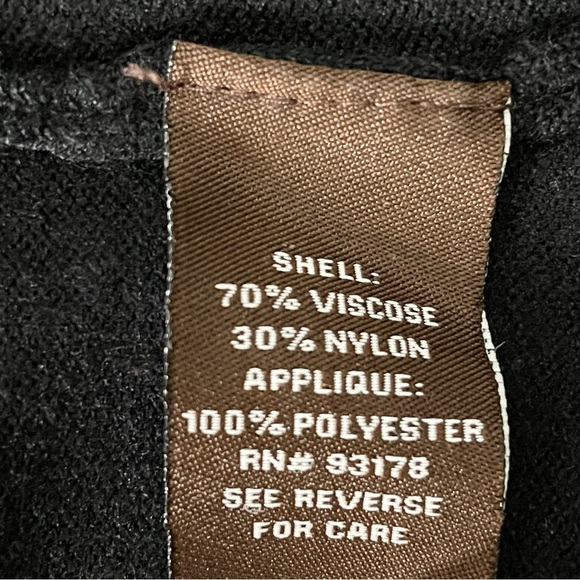 ADRIENNE VITTADINI Floral Ribbon Appliqué Cardigan Sweater - Picture 7 of 8